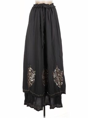 Robbi & Nikki by Robert Rodriguez Black Maxi Skirt with Sequin Embellishment